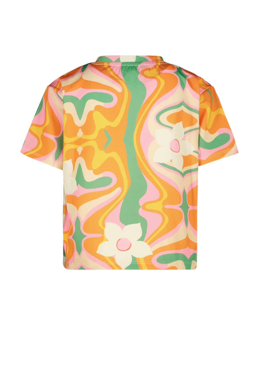 Cars tie-dye T-shirt SETU oranje/groen