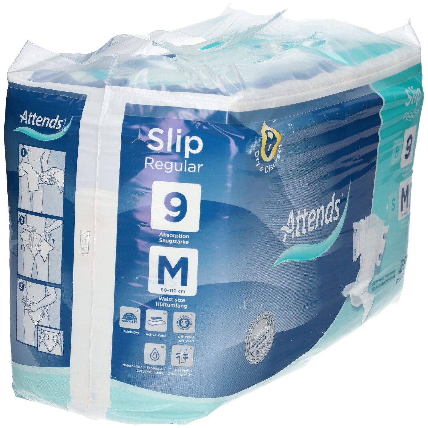 Attends® Slip Regular 9 M