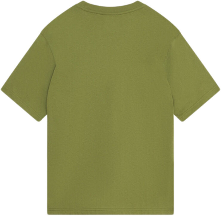 Wood Wood Asa Spray Paint T-shirt GOTS Fatique green