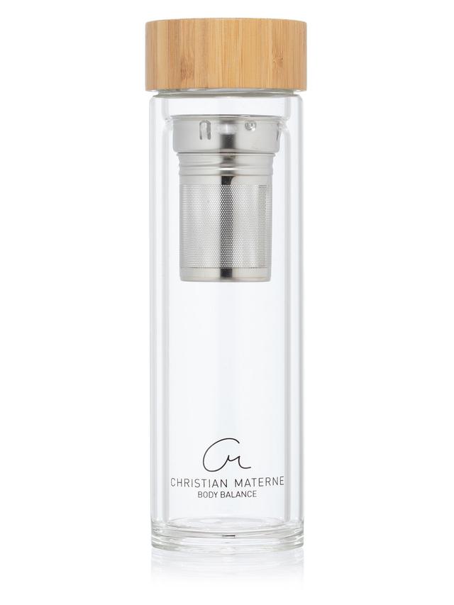 Thermoflasche Bambus, 450 ml