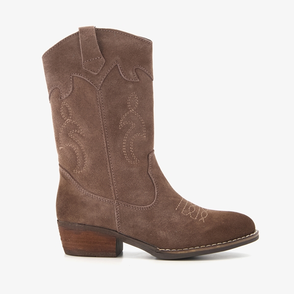 TwoDay suede meisjes western laarzen