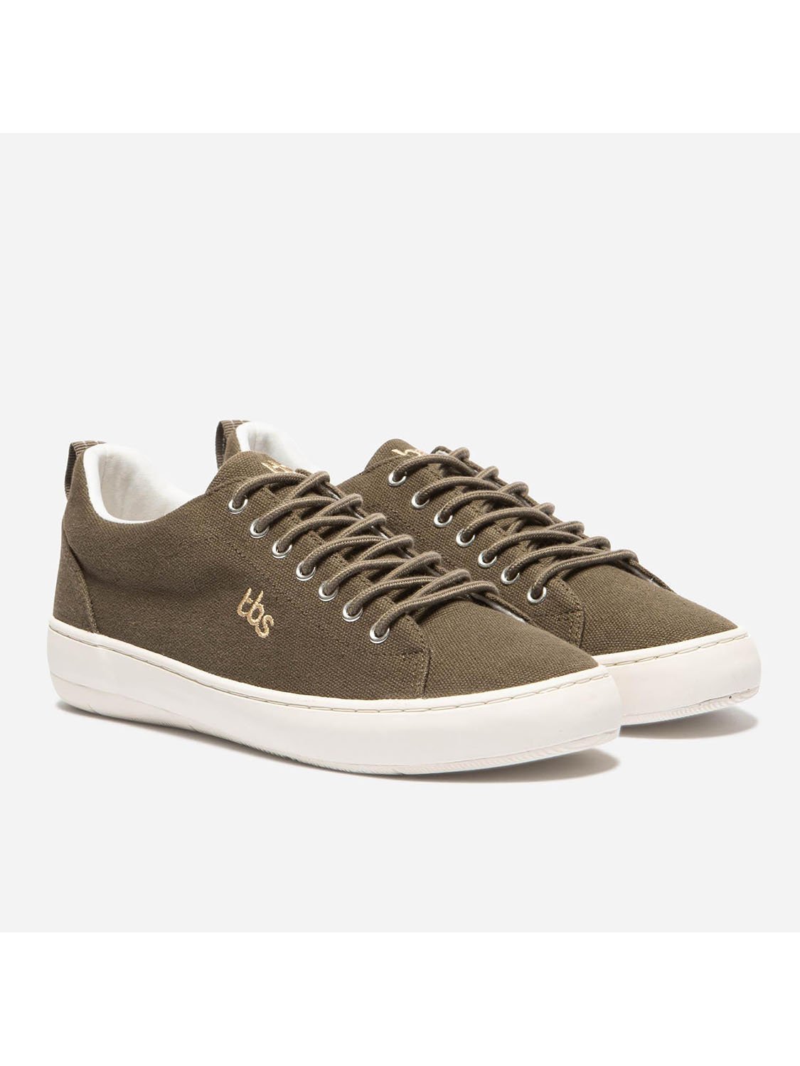 Tennis Toile Femme Coton Biologique Kaki