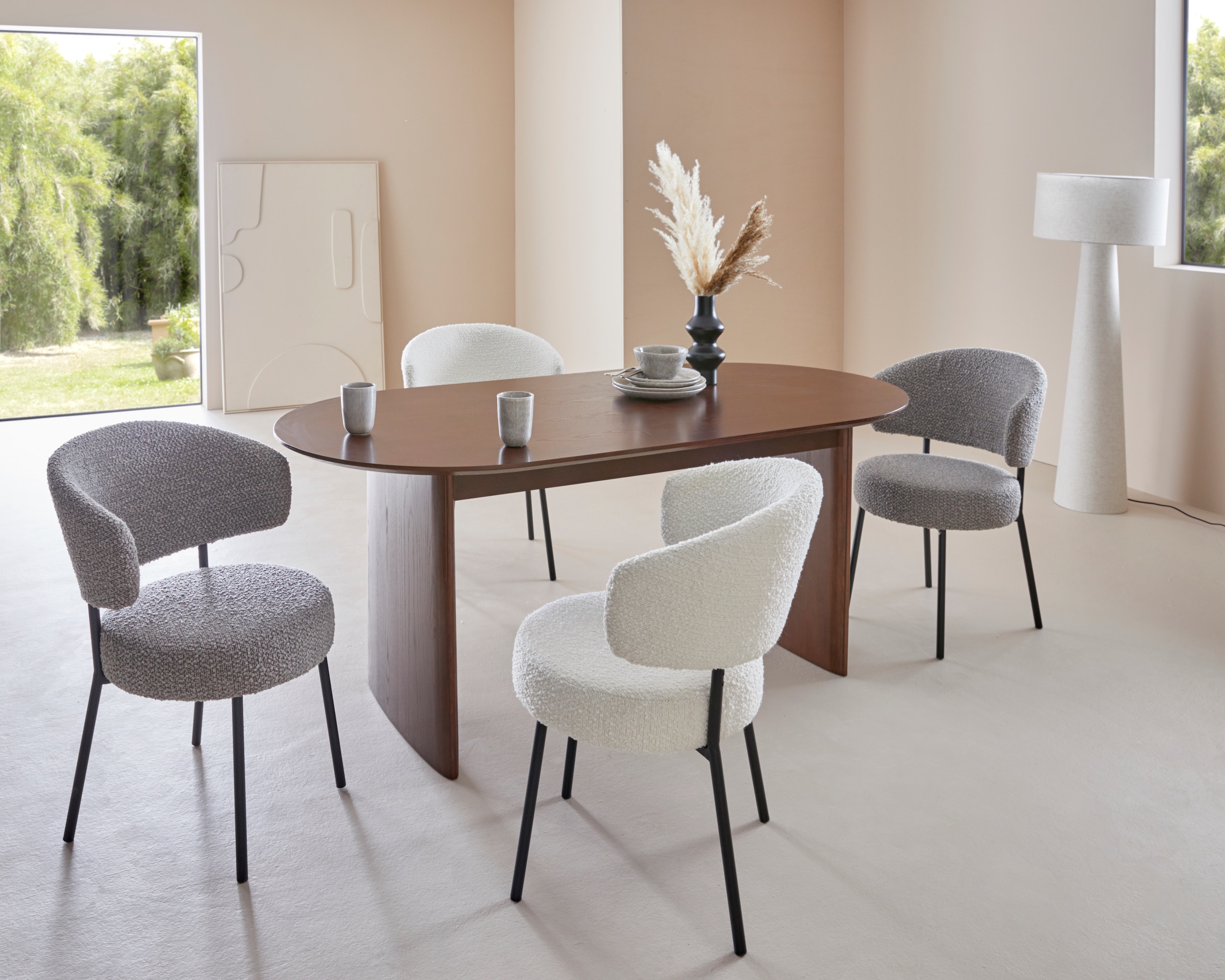 LeGer Home by Lena Gercke Esstisch »Melinda, TOPSELLER!, OTTOs Choice« aus massivem Eschenholzfurnier, in zwei Breiten erhältlich