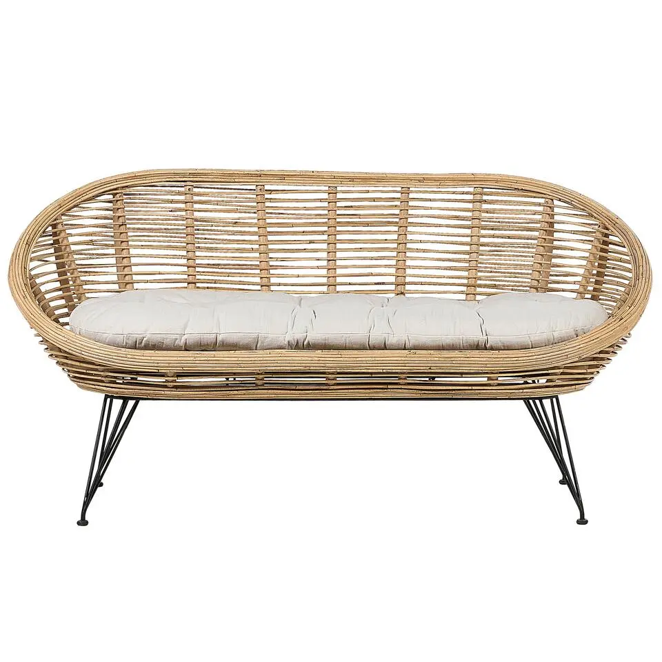 MARATEA - Tuinbank - Lichtbeige - Rotan