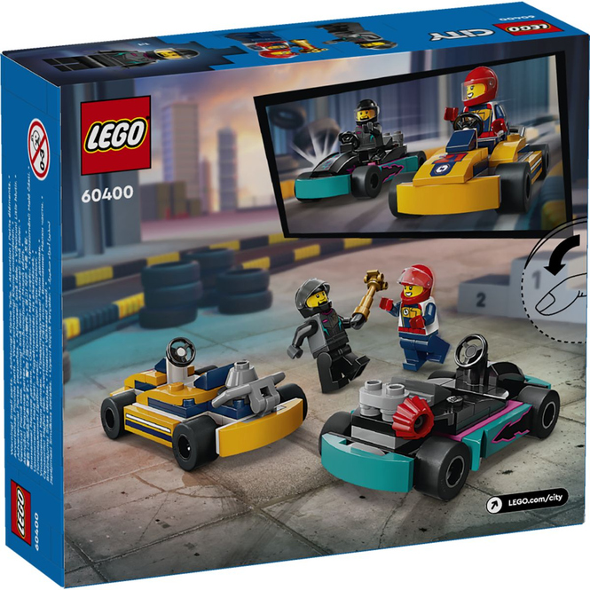 LEGO® City Great Vehicles 60400 - Go-Karts mit Rennfahrern