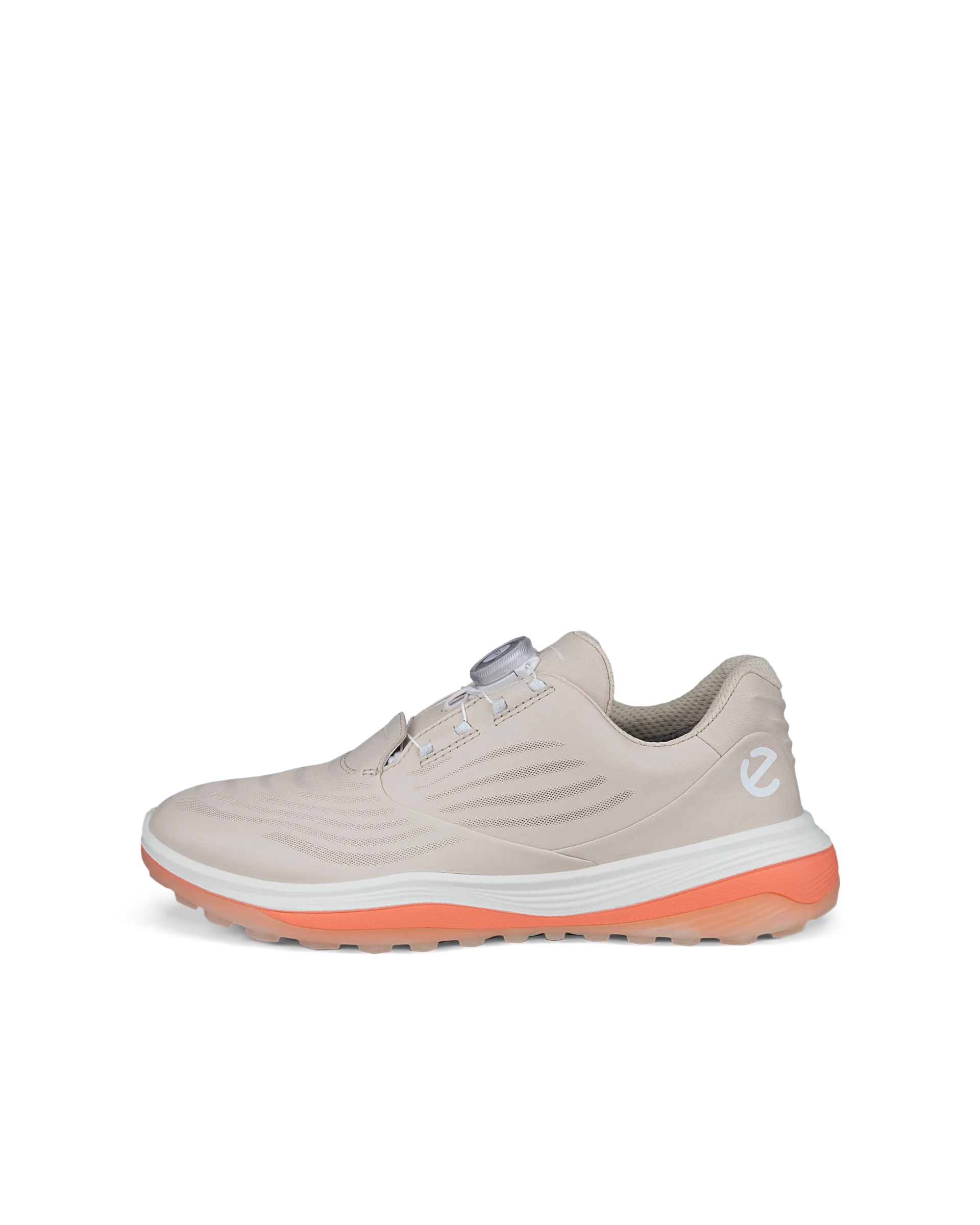 ECCO W GOLF LT1 Damen Wasserdichte Golfschuh aus Leder Beige