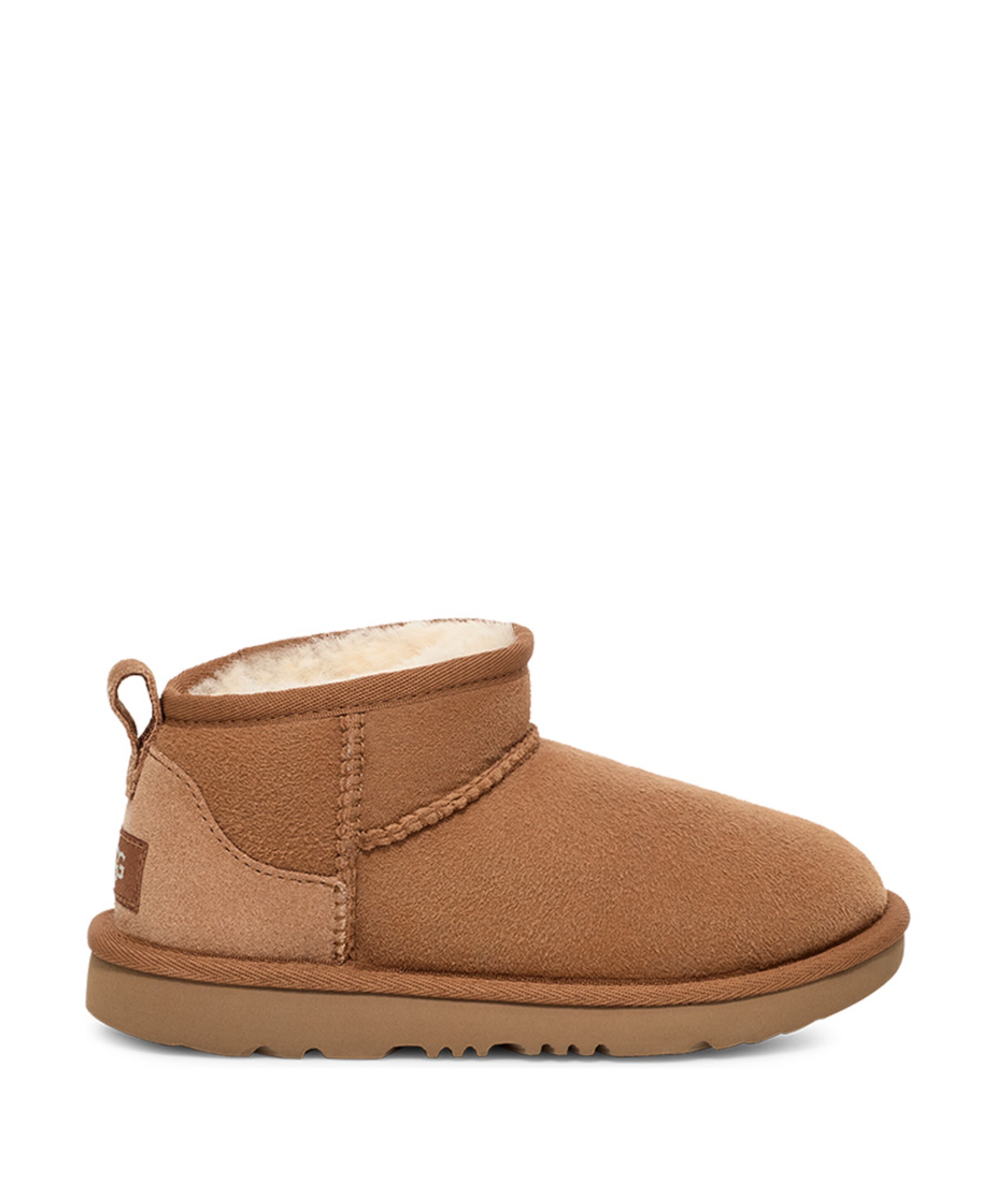 Ugg Classic ultra mini l meisjes enkellaarzen bruin