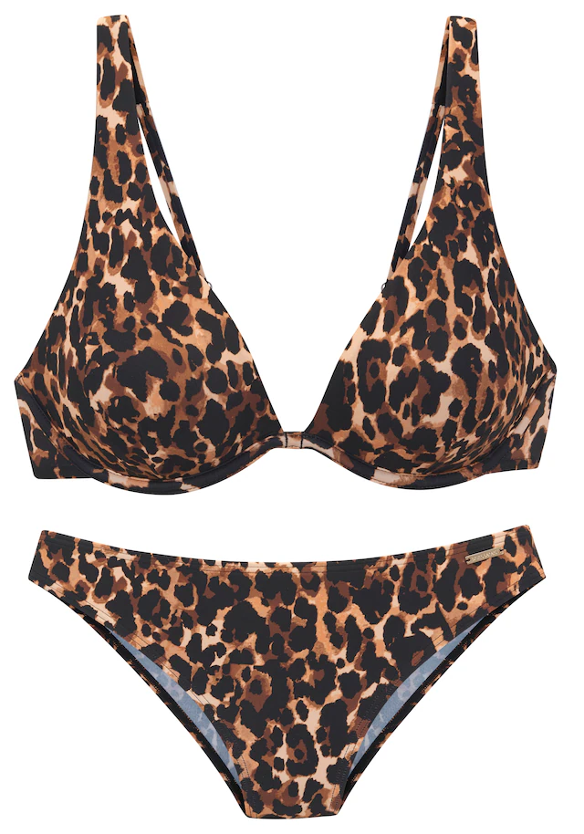 Bruno Banani Bügel-Bikini , mit modischem Animal-Design