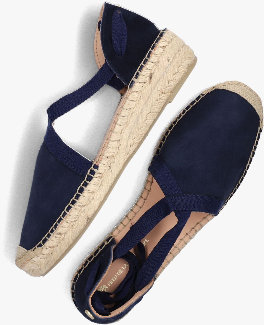 FRED DE LA BRETONIERE blauwe fred de la bretoniere espadrilles romi luz