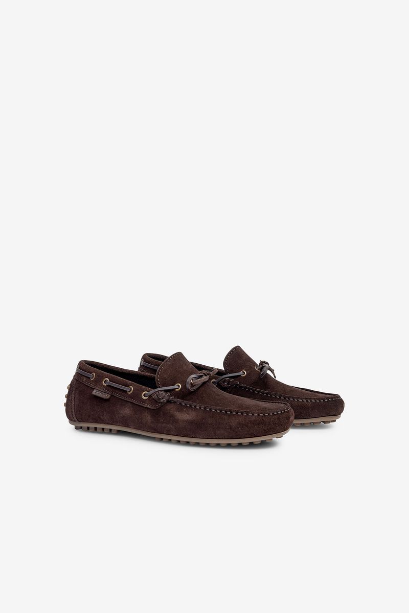 MOCASSINS EM PELE COM ATACADORES