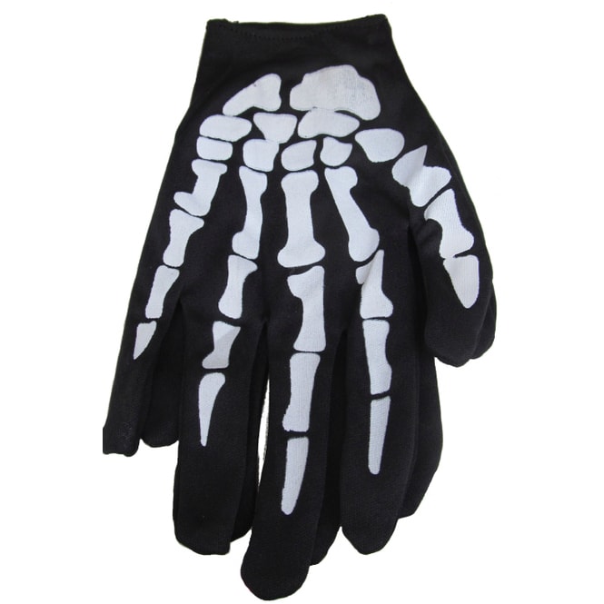 Skelett-Handschuhe - für Erwachsene - 1 Paar
