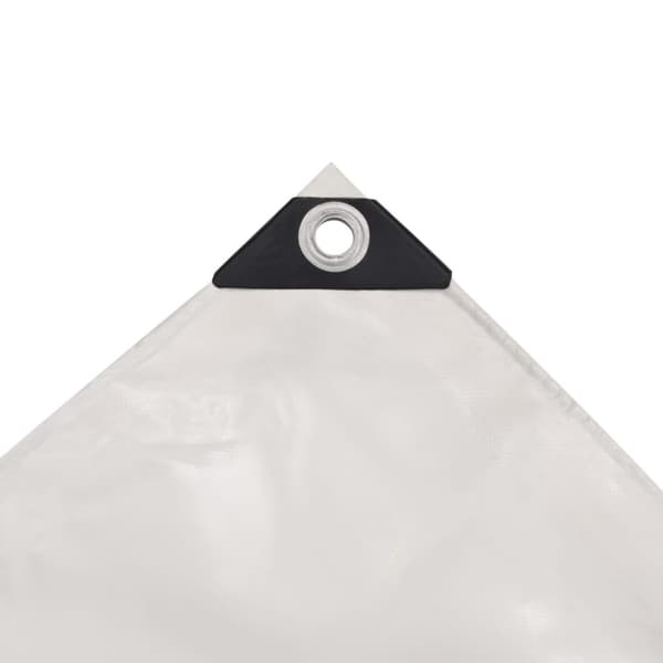 vidaXL Presenning 650 g/m² 3x4 m hvit