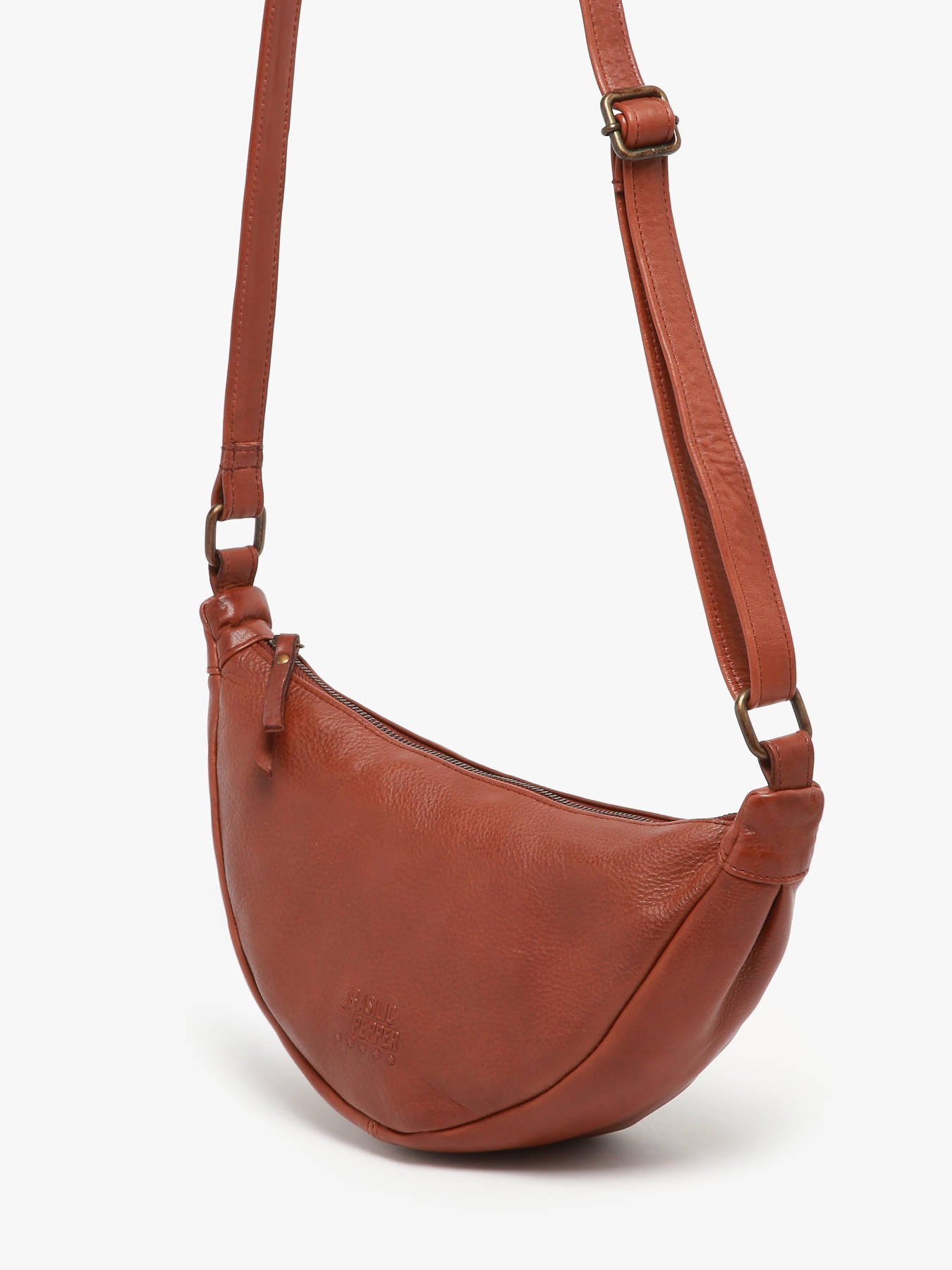 Sac bandoulire Cow cuir BASILIC PEPPER
