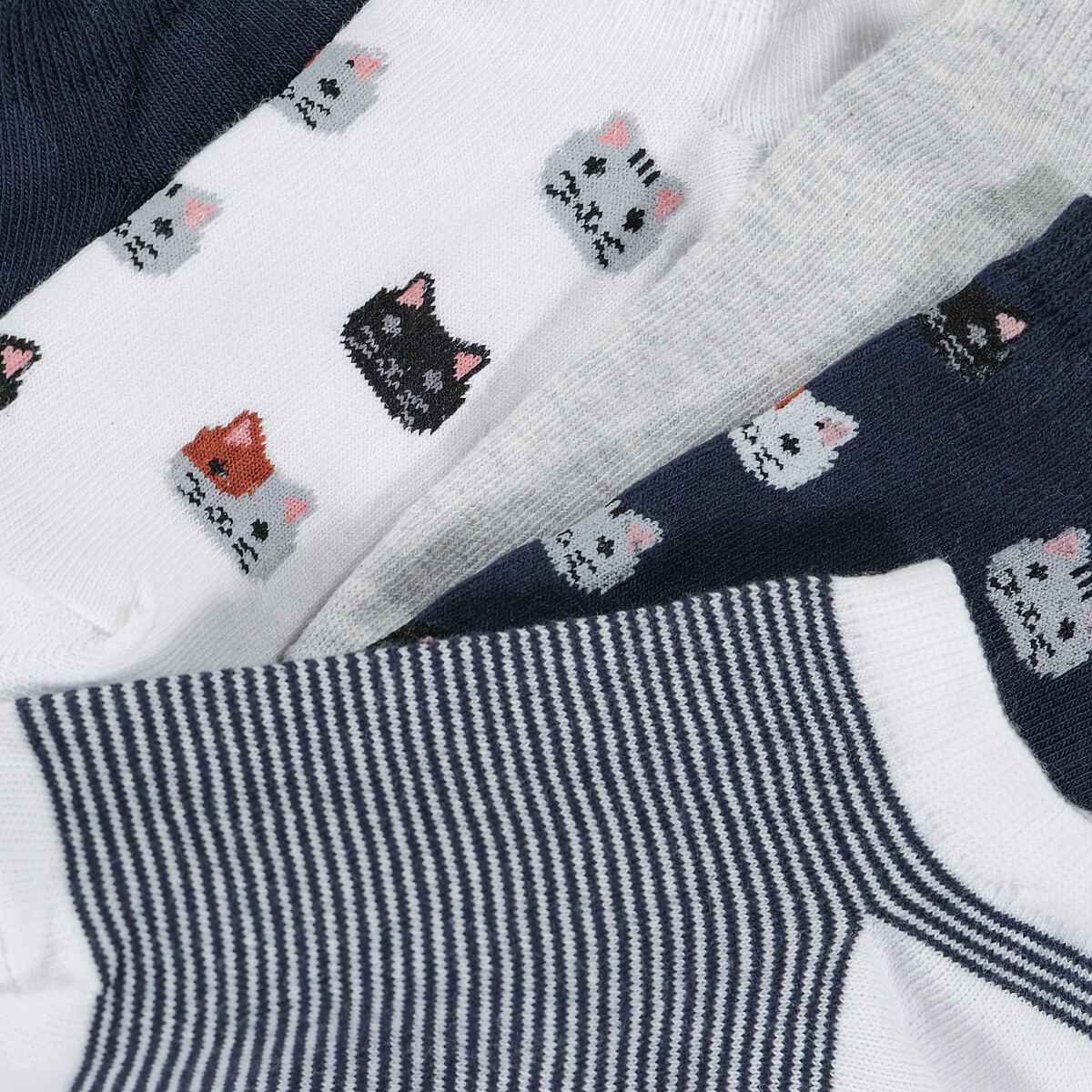 COLEÇÃO LA REDOUTE<br>Conjunto de 5 pares de meias