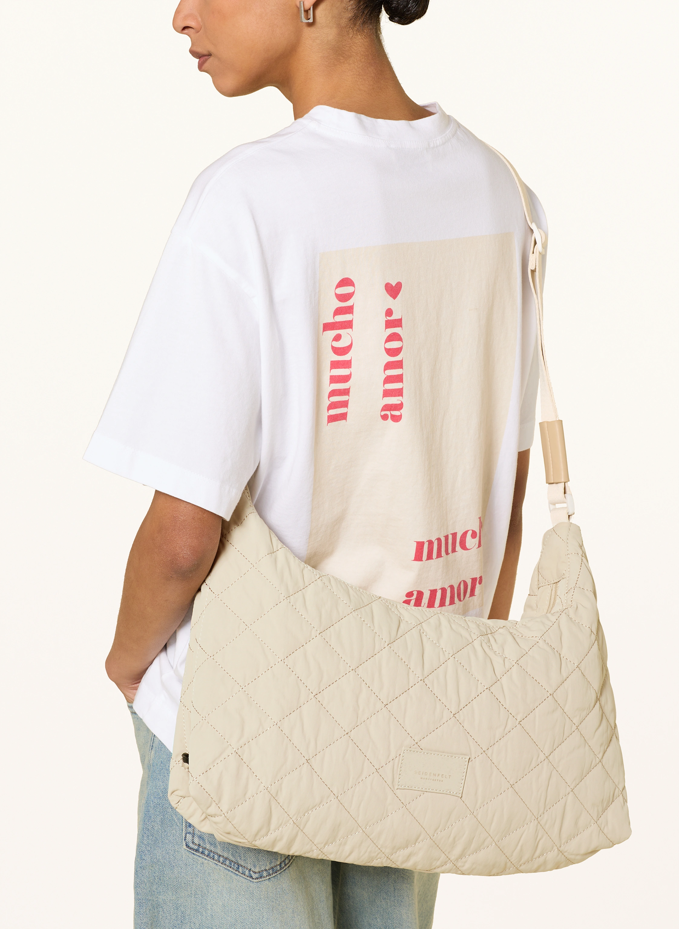 SEIDENFELT Hobo-Bag