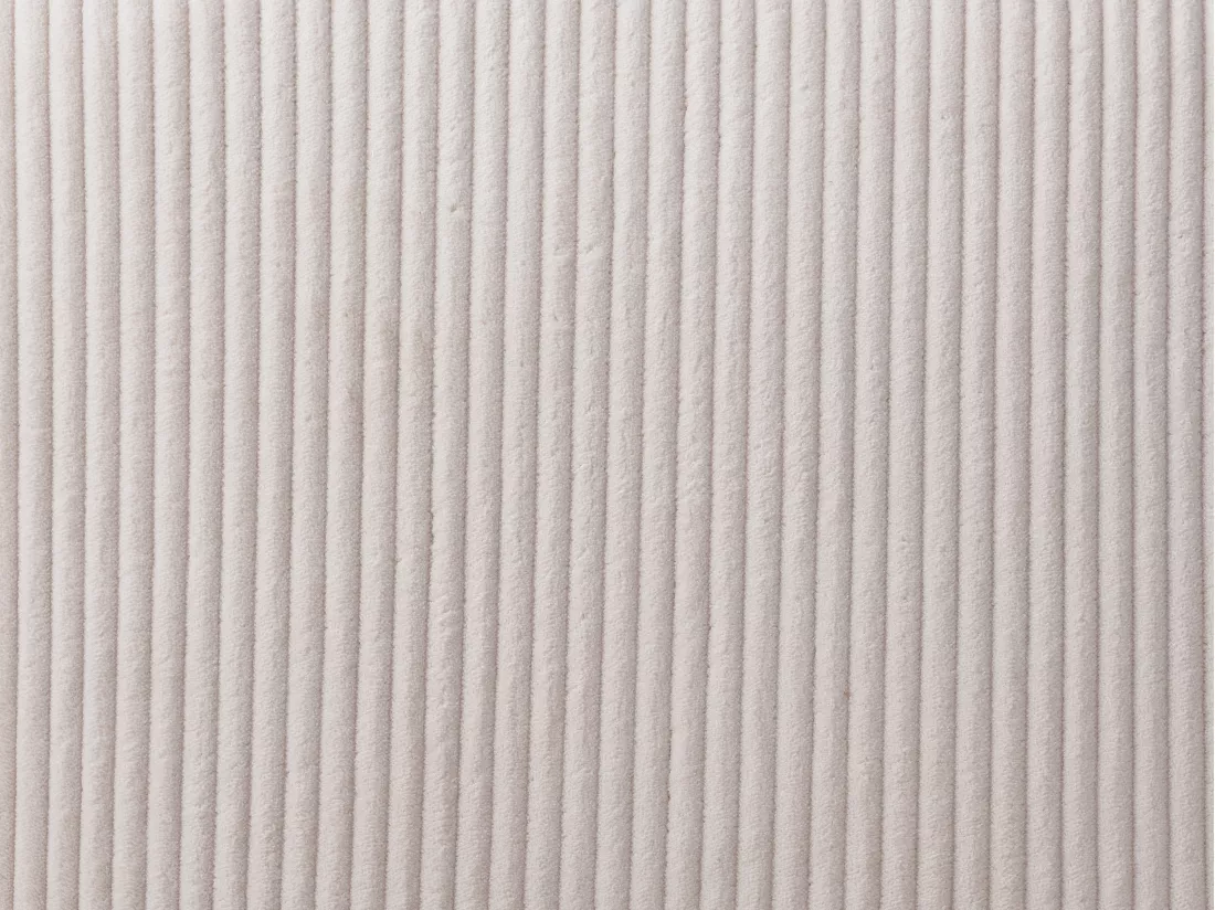 Lot de 2 chaises en velours côtelé et métal noir - Beige - ALAYIS