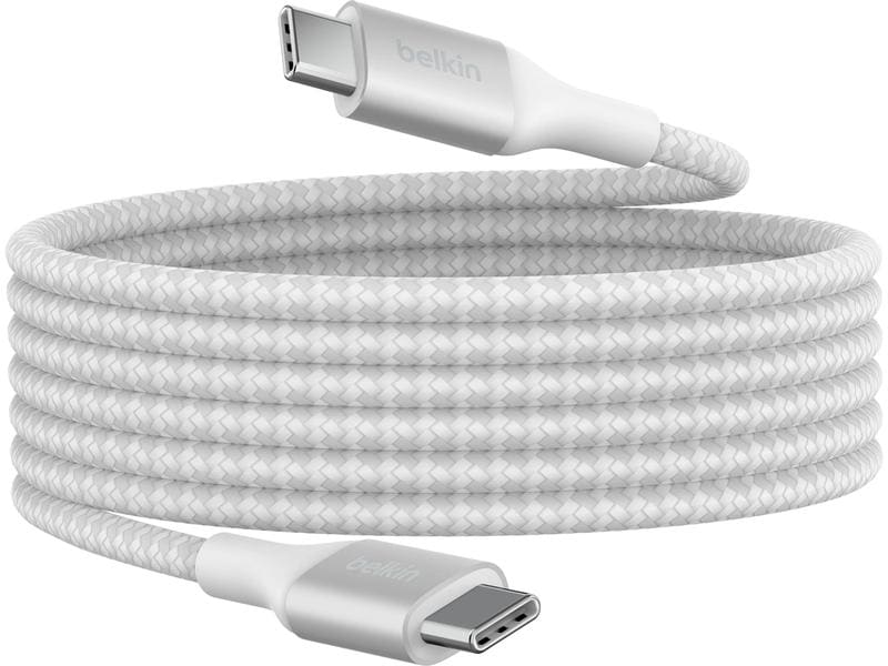 Belkin USB-Ladekabel BoostCharge 240W USB C - USB C 2 m Verbindungskabel mit geflochtener Nylonummantelung von USB-C zu USB-C