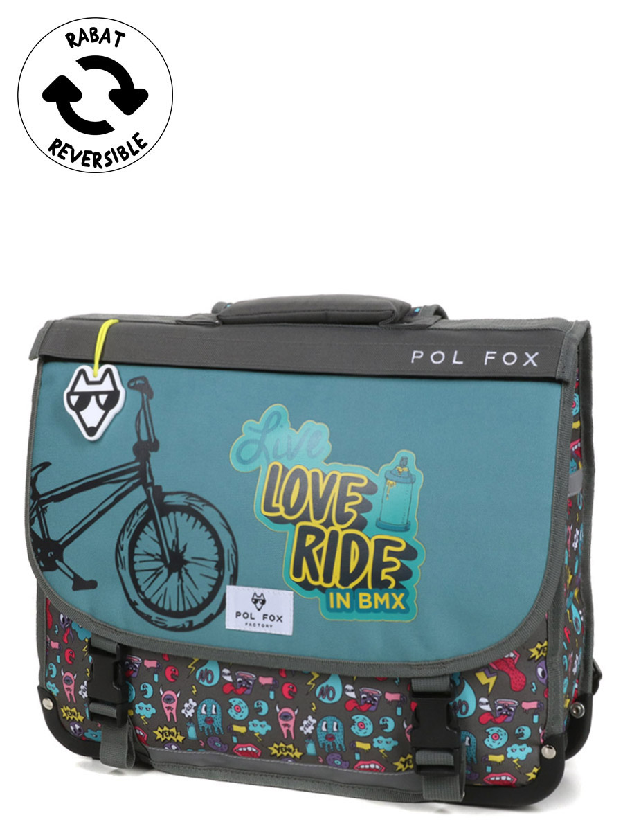 Cartable RÀversible Pol Fox Rider 41 cm