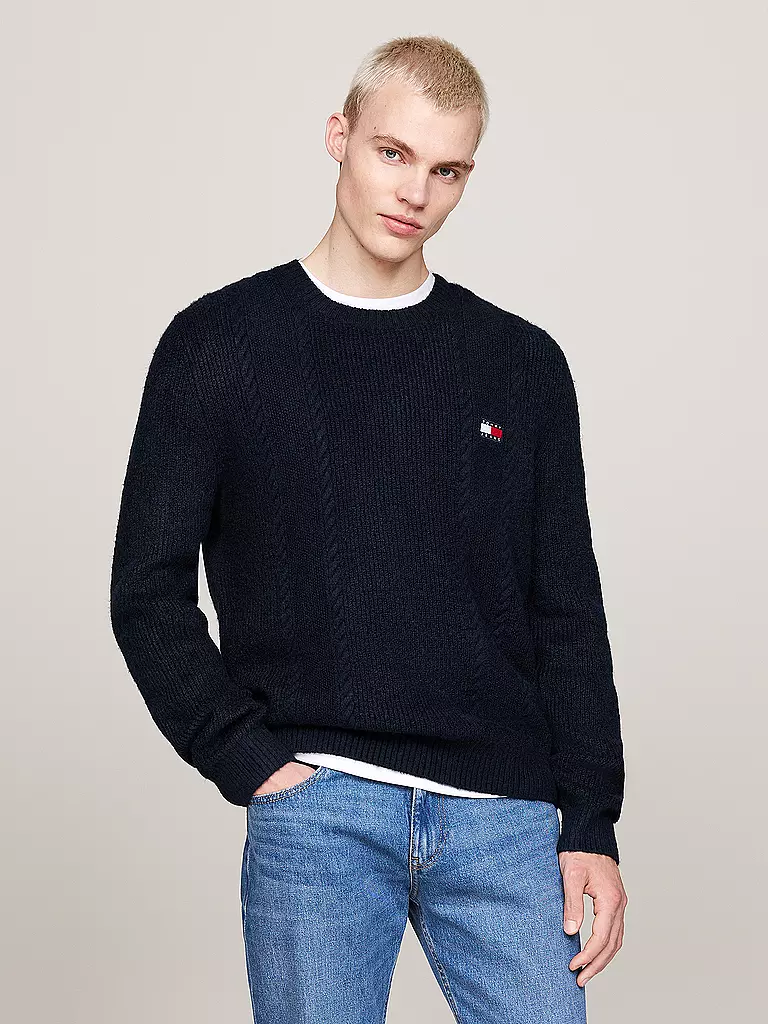 TOMMY JEANS Pullover dunkelblau