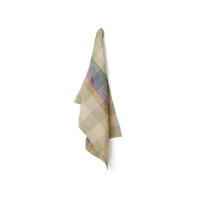 HKliving Vida theedoek Sand/Cream