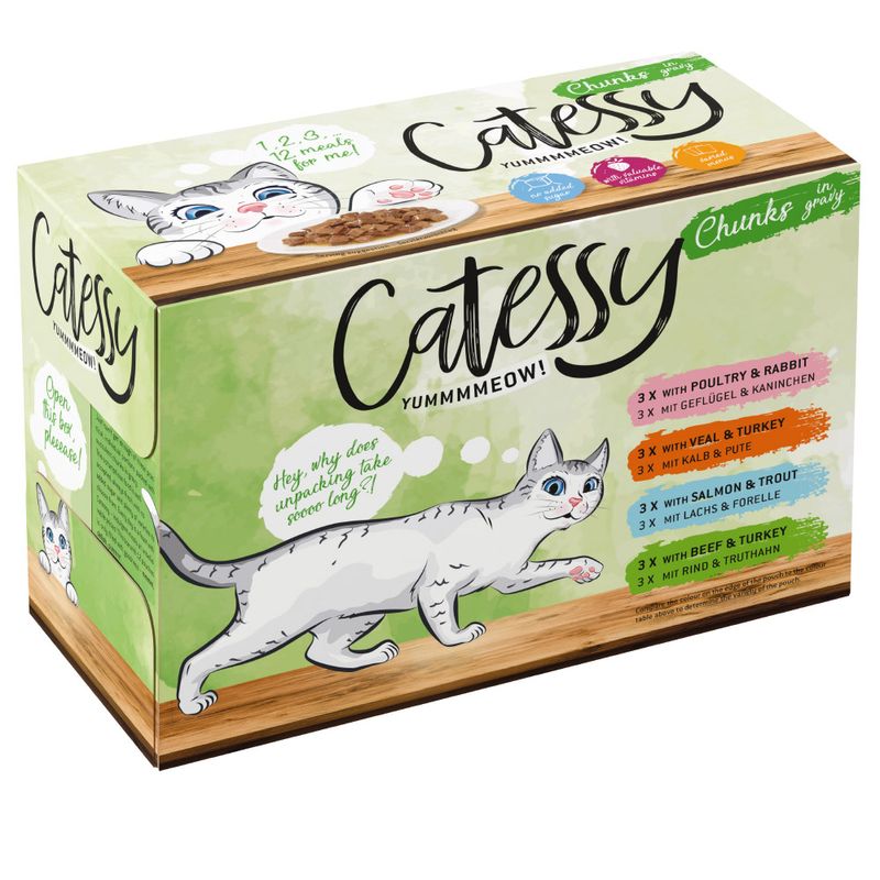 Lot 4 saveurs Catessy Bouchées en sauce