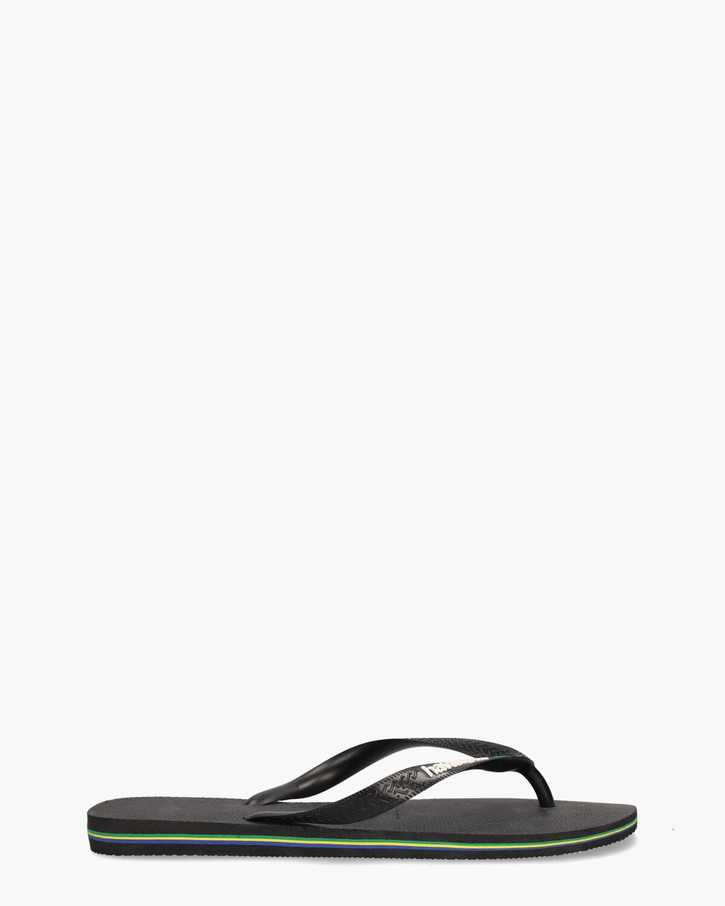 Havaianas Brasil Logo Zwart Herenslippers