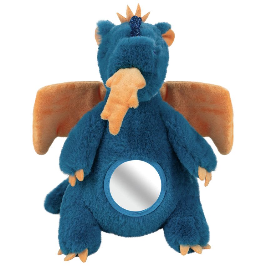 Peluche d'activités Nael le dragon - Bleu moyen