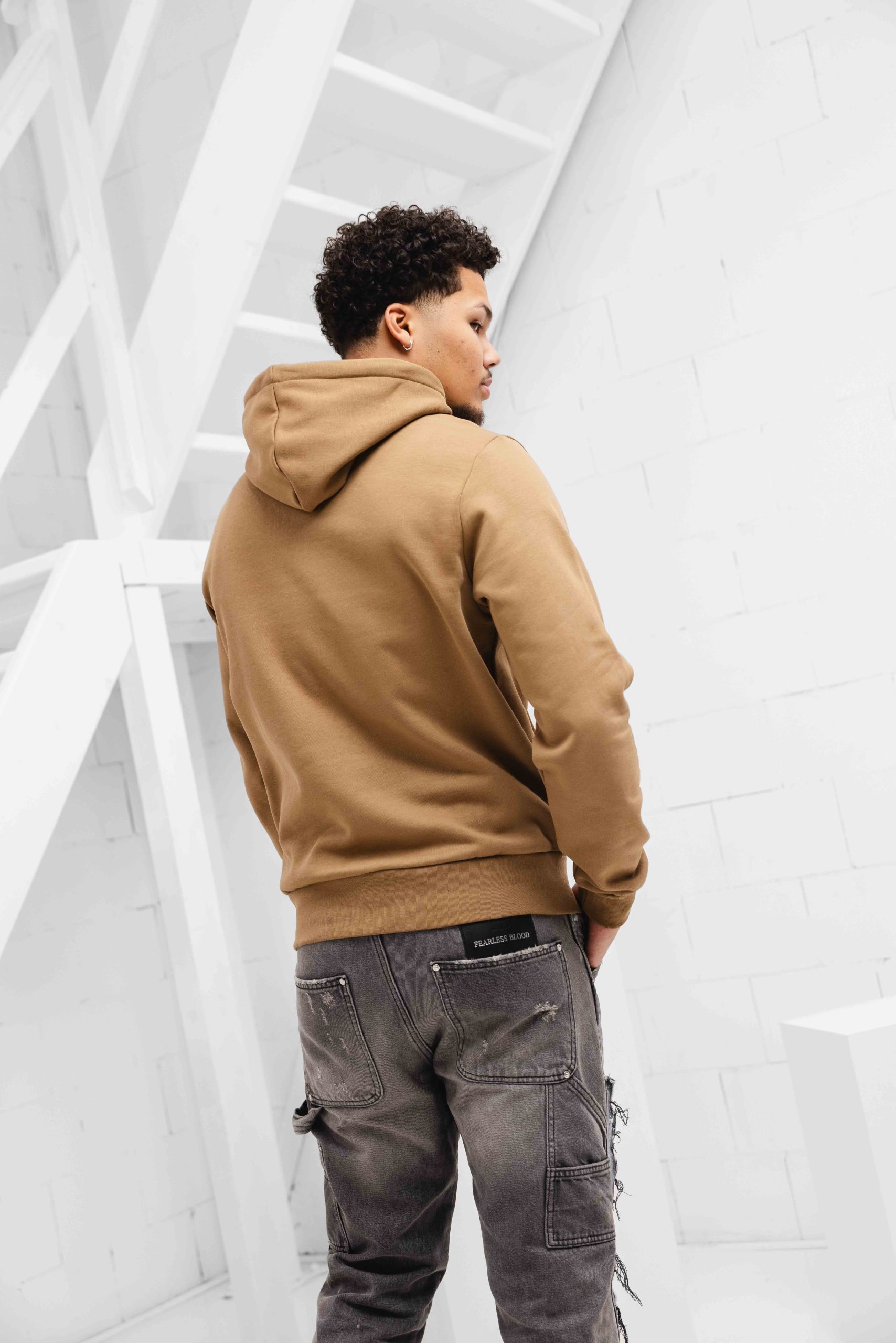 Lacoste Fleece Hoodie Heren Bruin