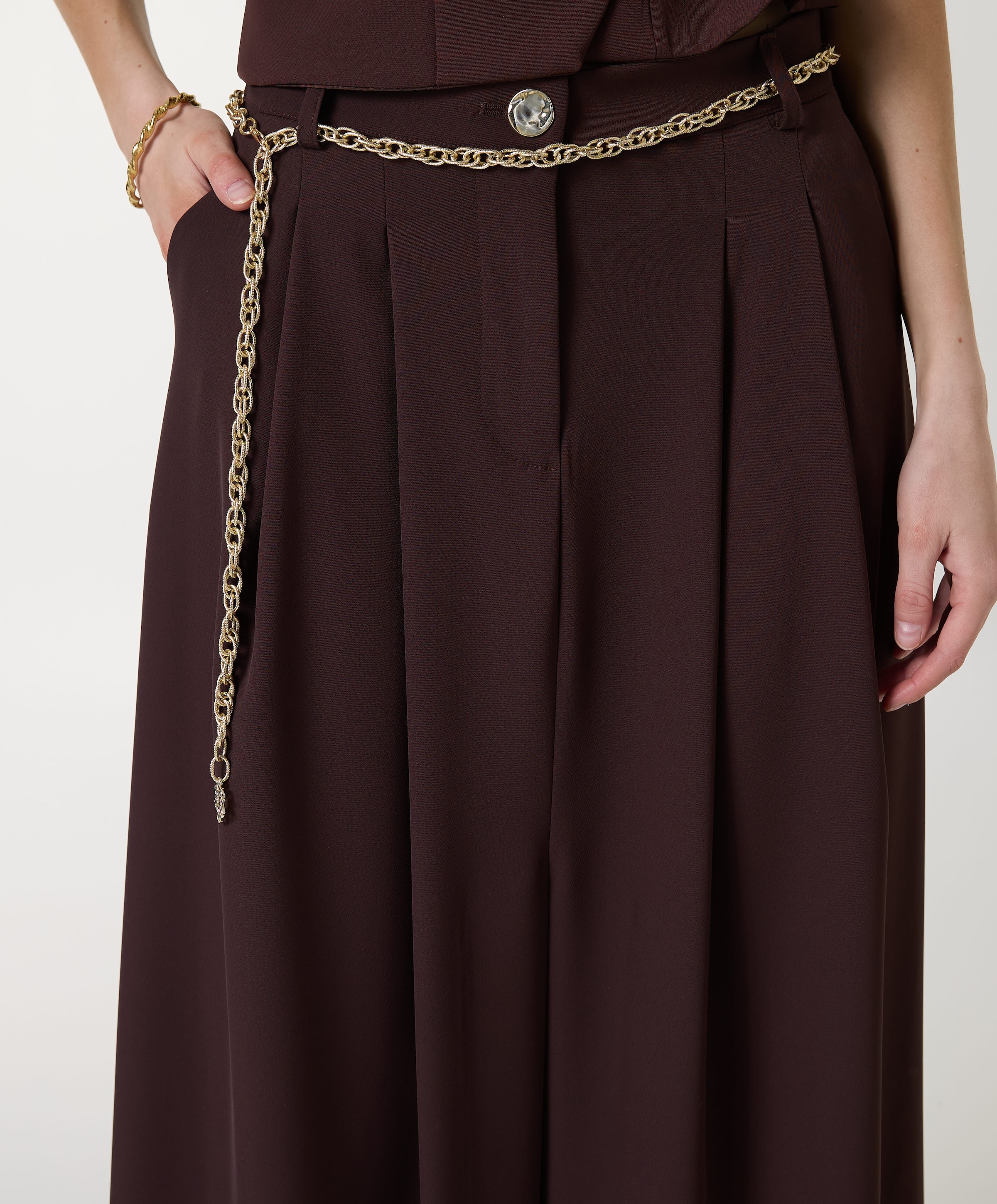 Rinascimento Dames rok bruin