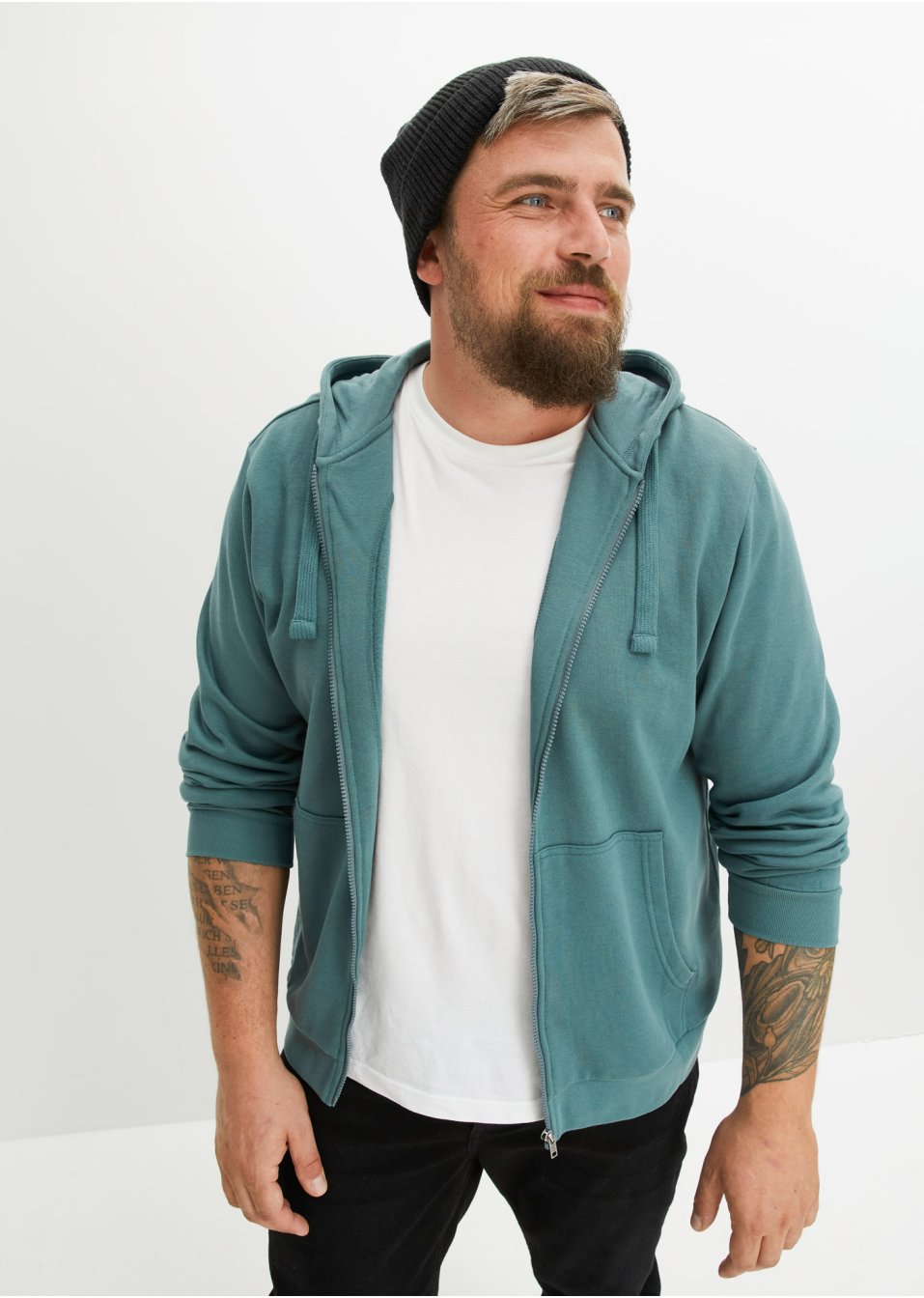 Gilet sweat à capuche