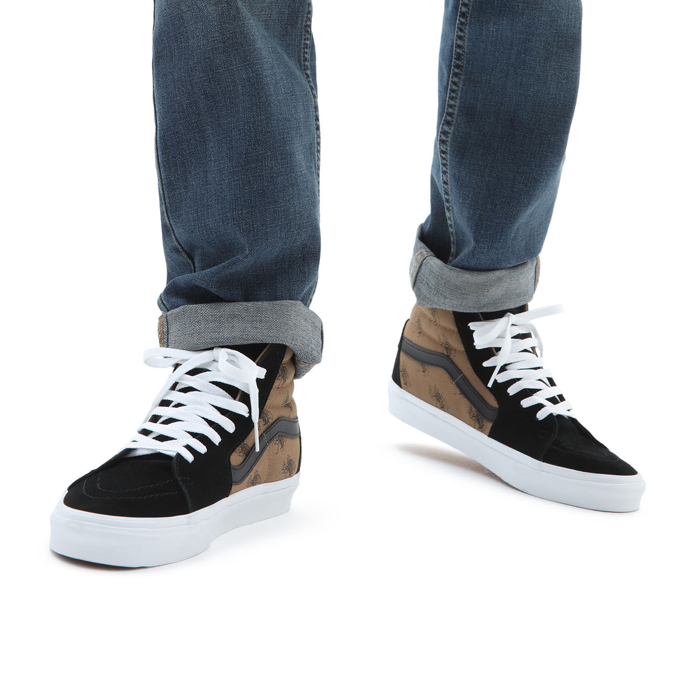 Vans Baskets SK8-Hi noir/marron