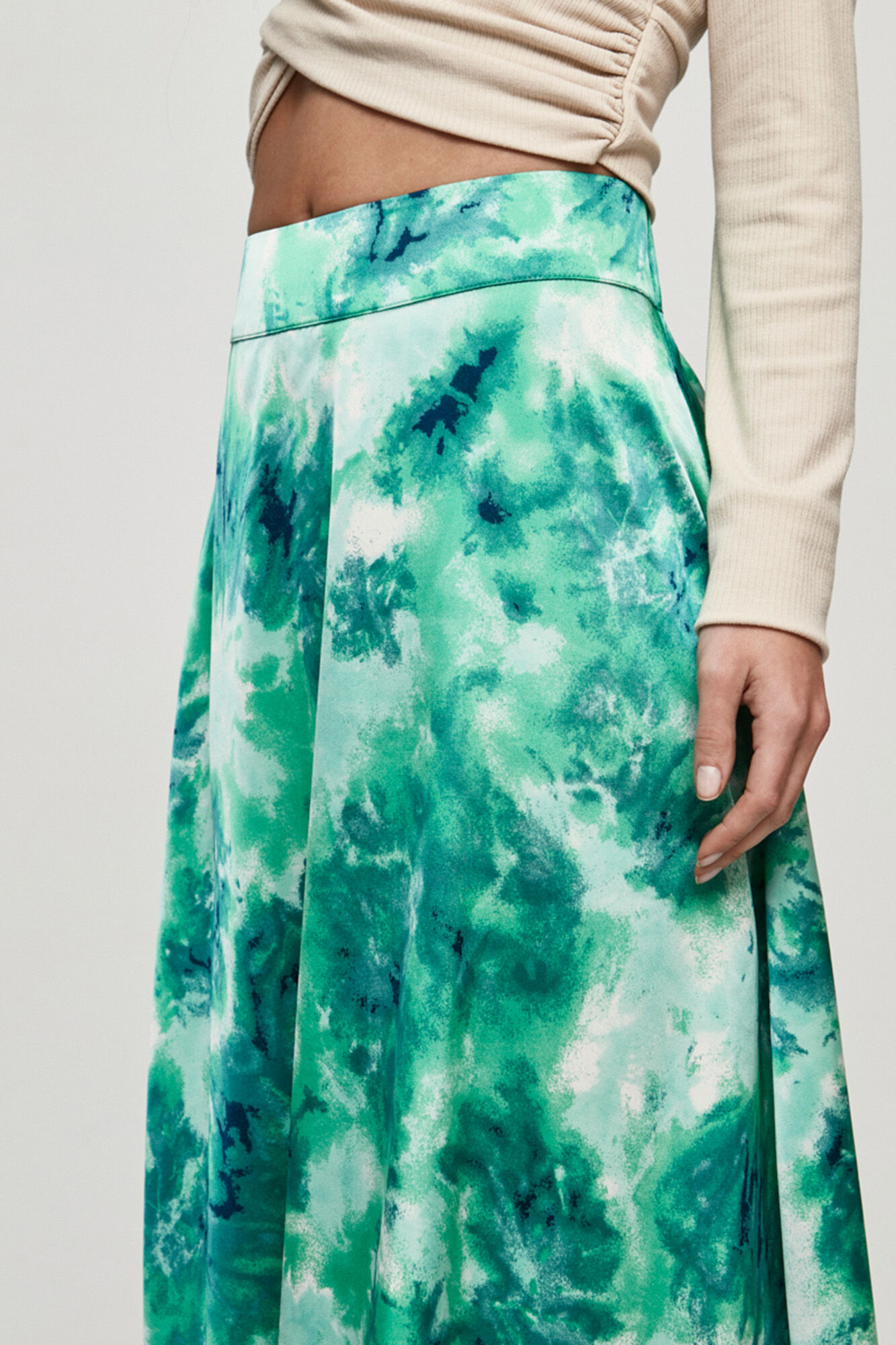 Saia midi - Verde