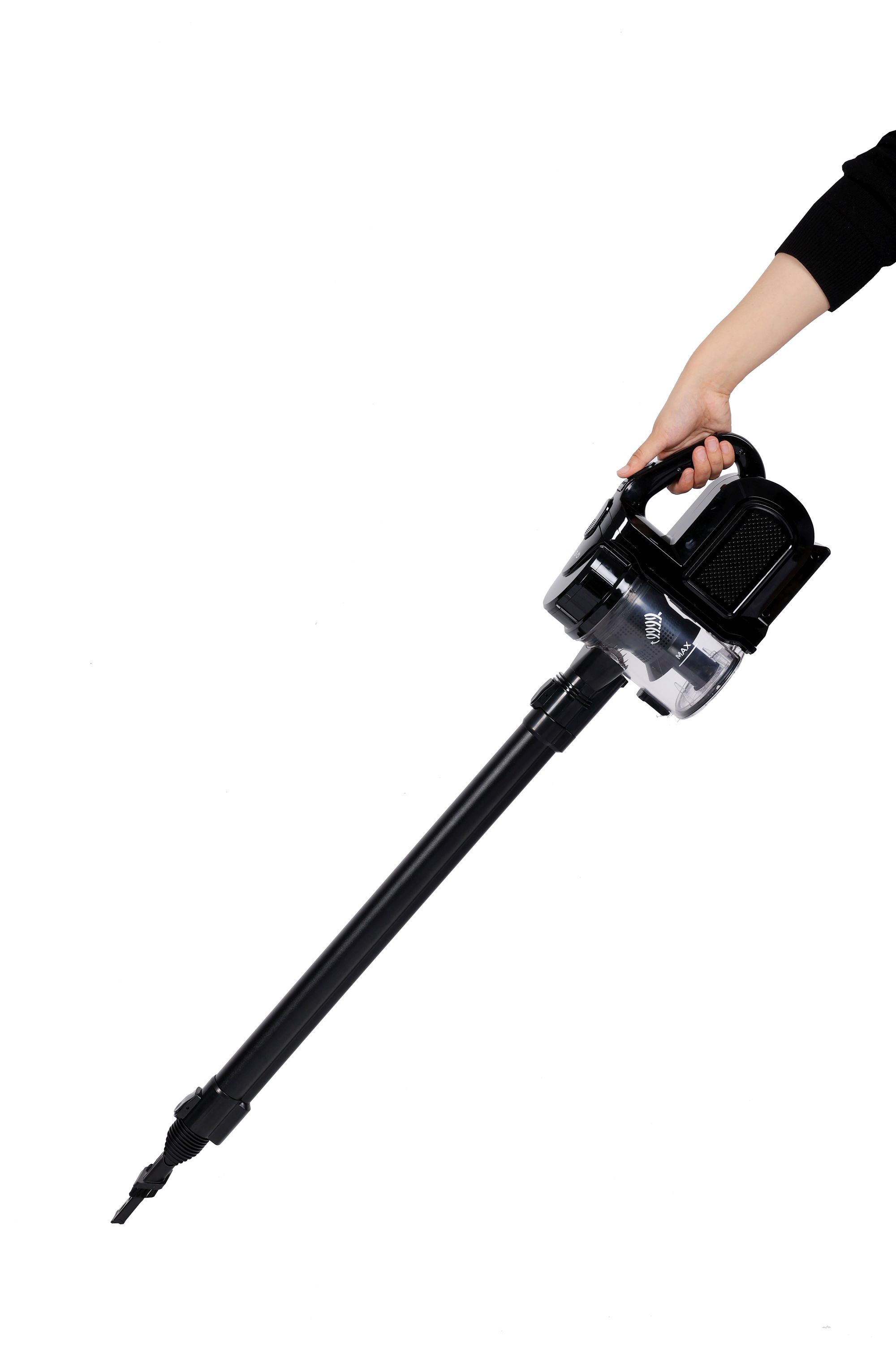 Staubsauger mit Akku schwarz