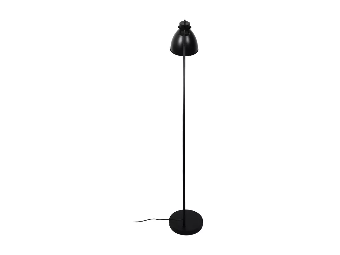 Lampadaire Metal Indus Noir H170cm