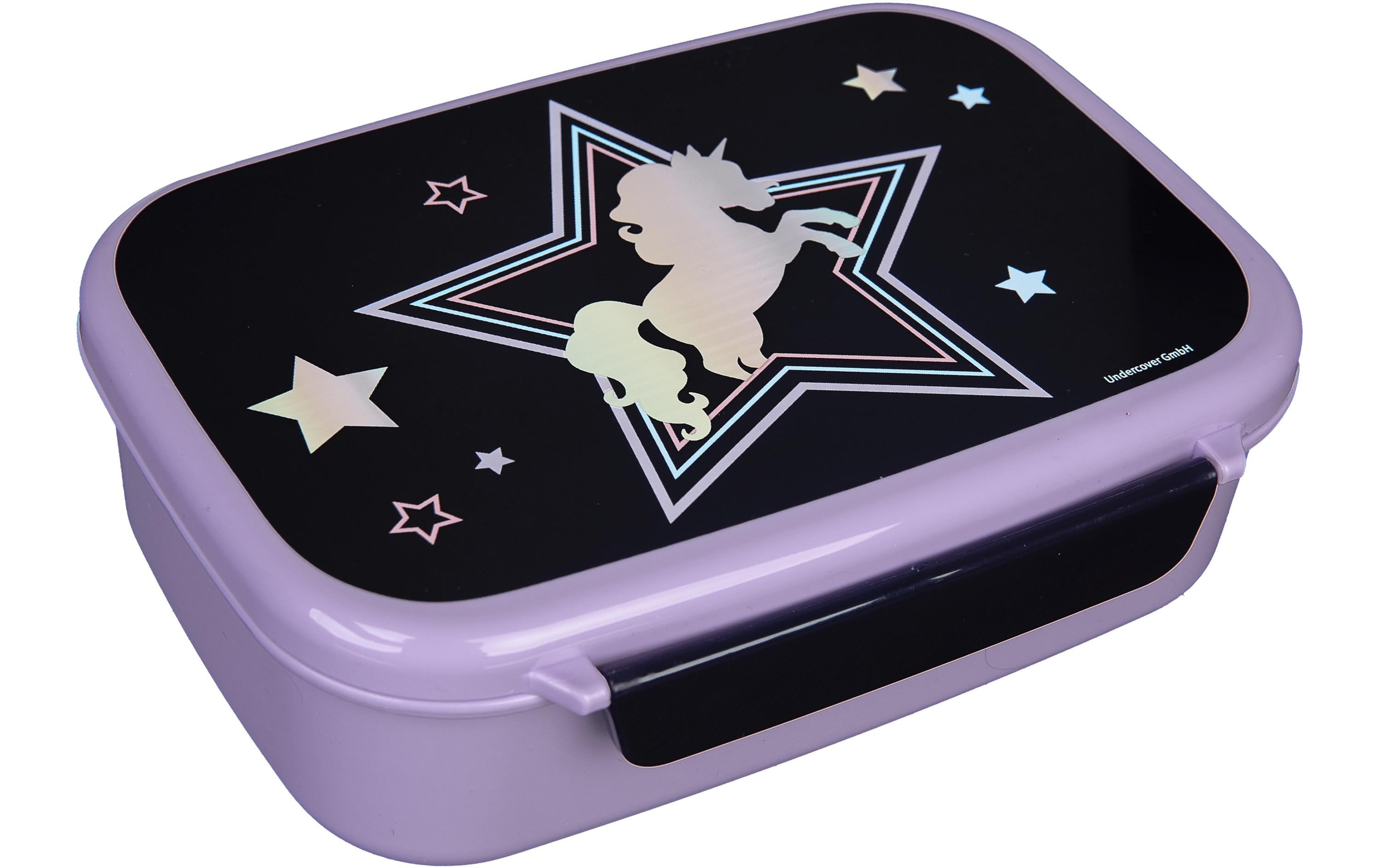 Lunchbox Einhorn Lila/SchwarzBrotzeitdose