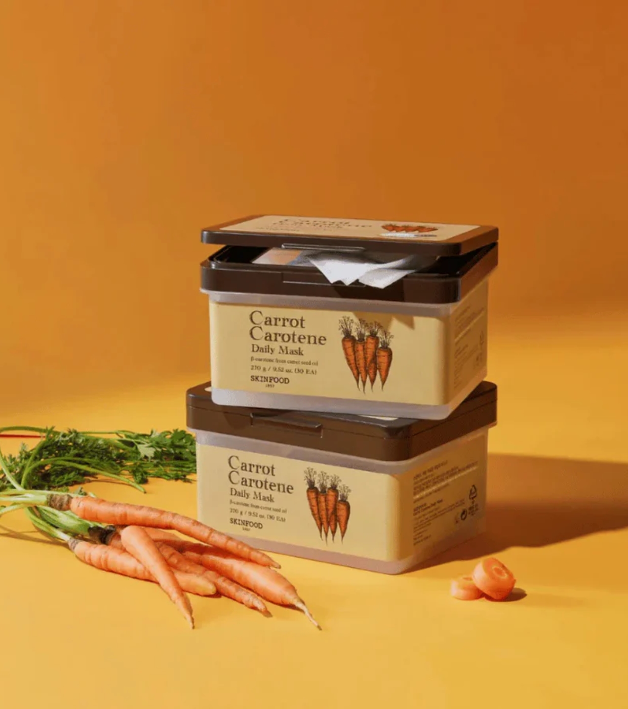 Skinfood - Máscara Diária Carrot Carotene - 30 unidades