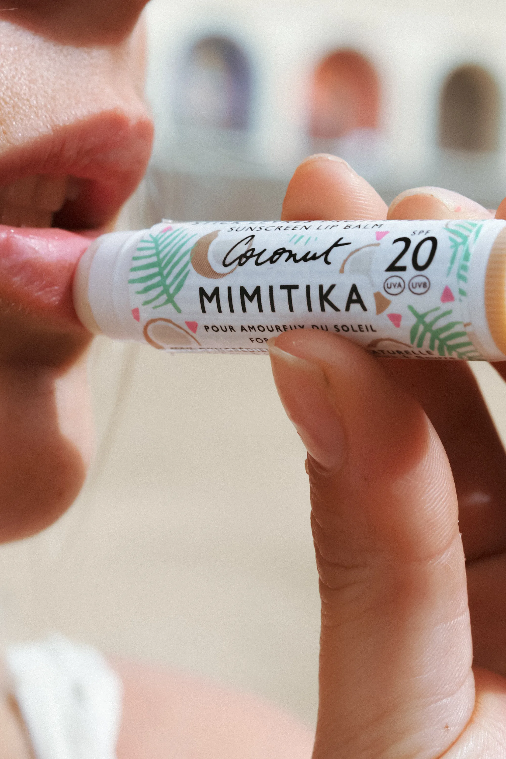 MIMITIKA Stick lèvres protecteur à la coco SPF20-4.5 g