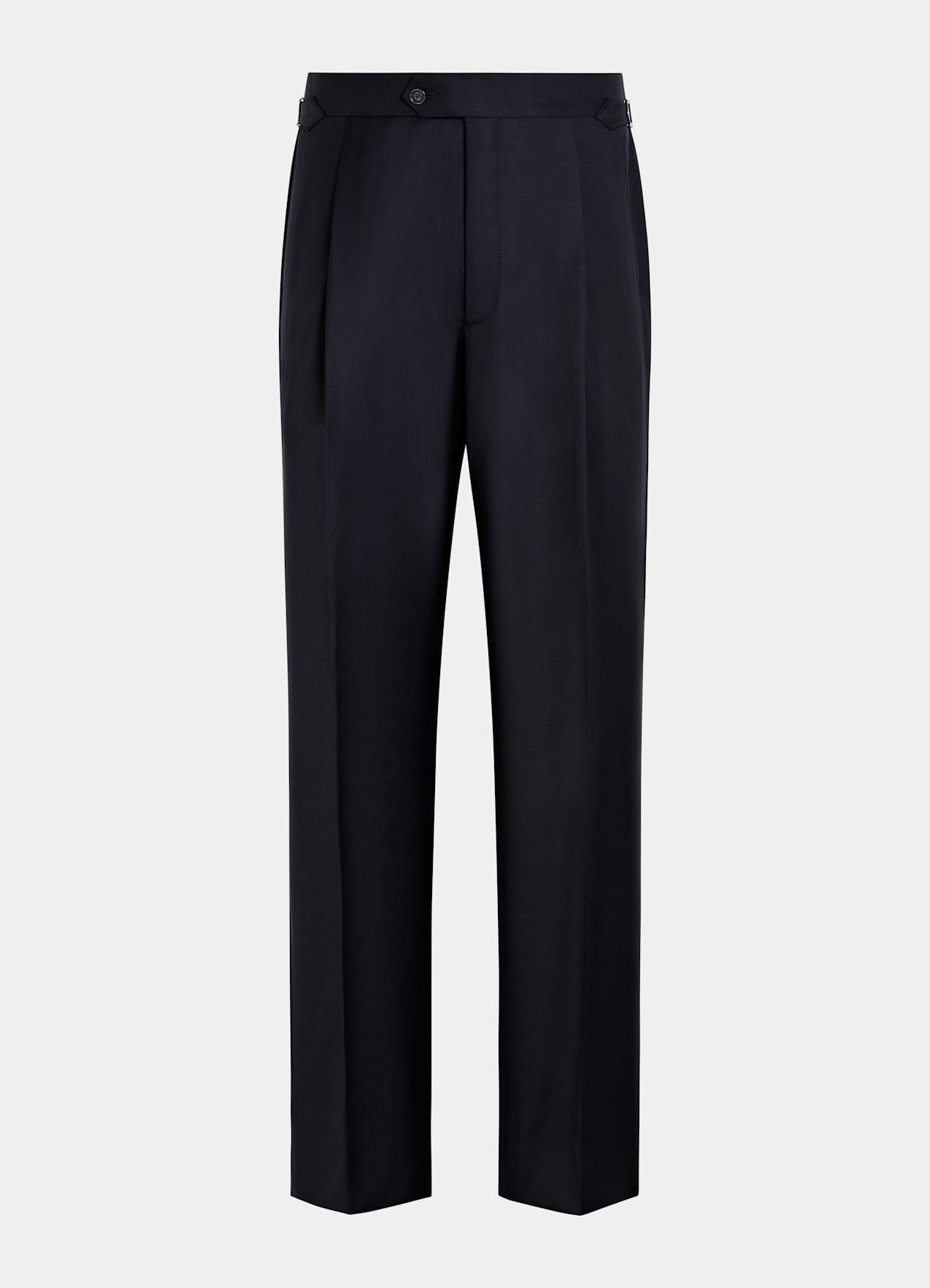 Pantalon Wide Leg Straight bleu marine