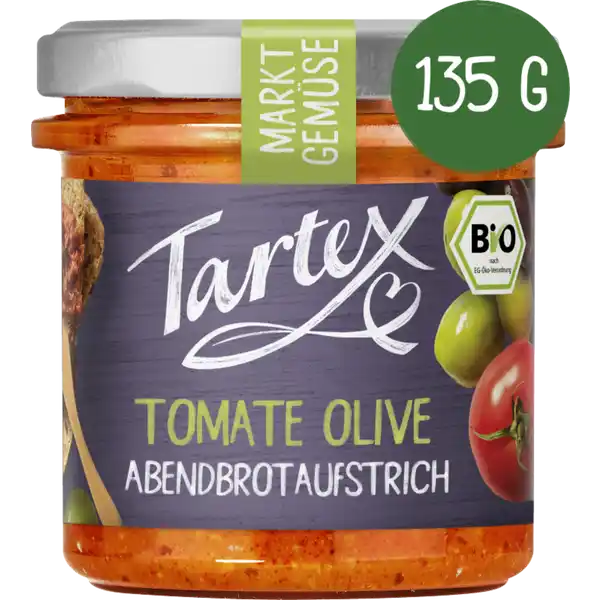 Bio Abendbrotaufstrich Tomaten Olive