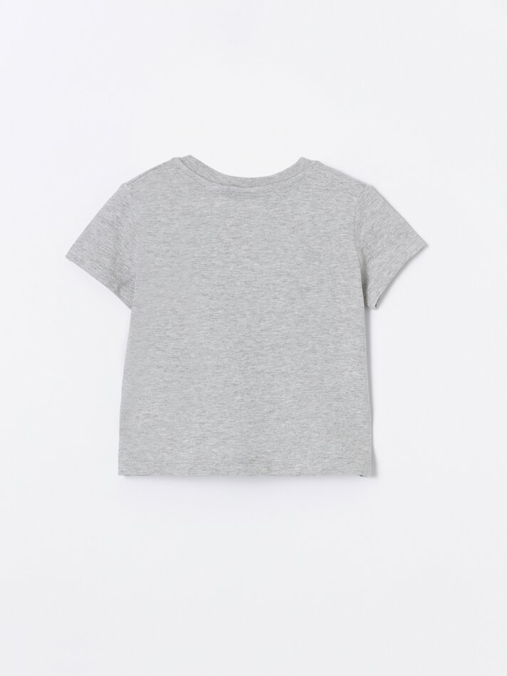 Pacote com 4 camisetas de manga curta sortidas - Azul Médio