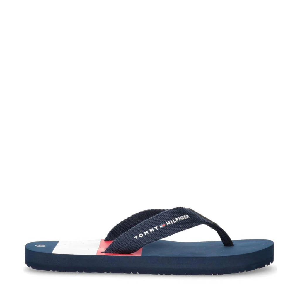 Tommy Hilfiger teenslippers donkerblauw