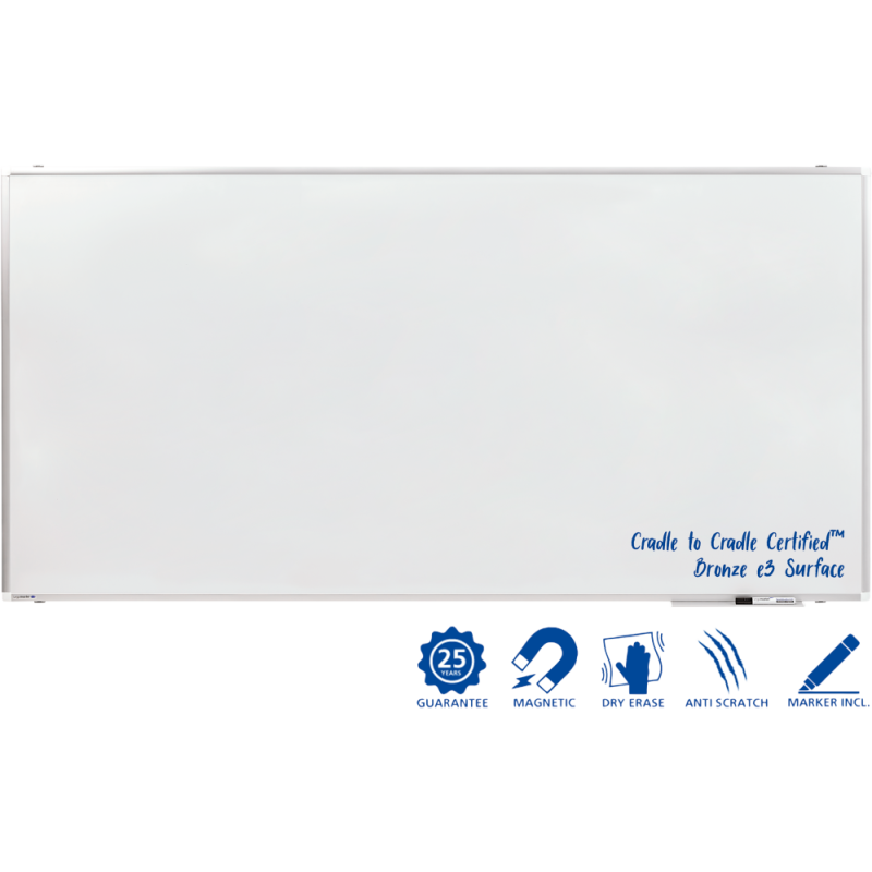 Tableau blanc émaillé PREMIUM PLUS 100x200cm - Legamaster
