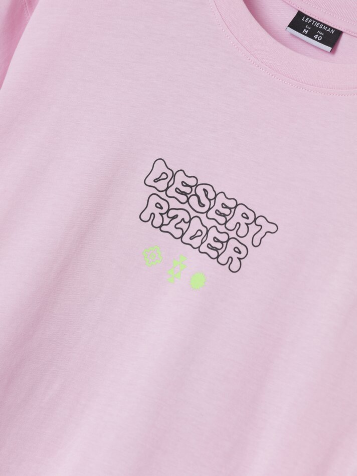 Camiseta estampada - Rosa chiclete
