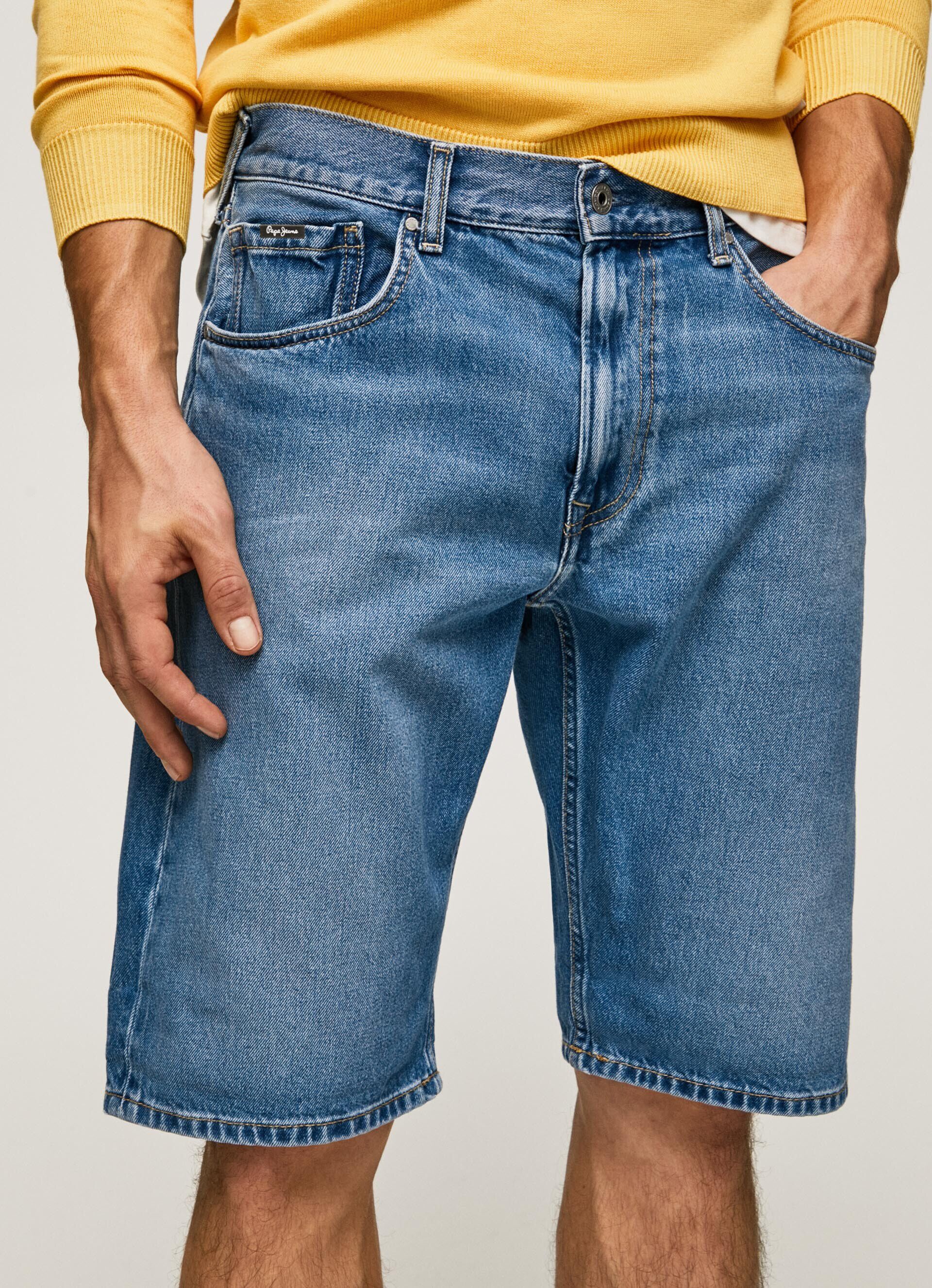 CALLEN FIT RELAXED DENIM BERMUDA - jeans