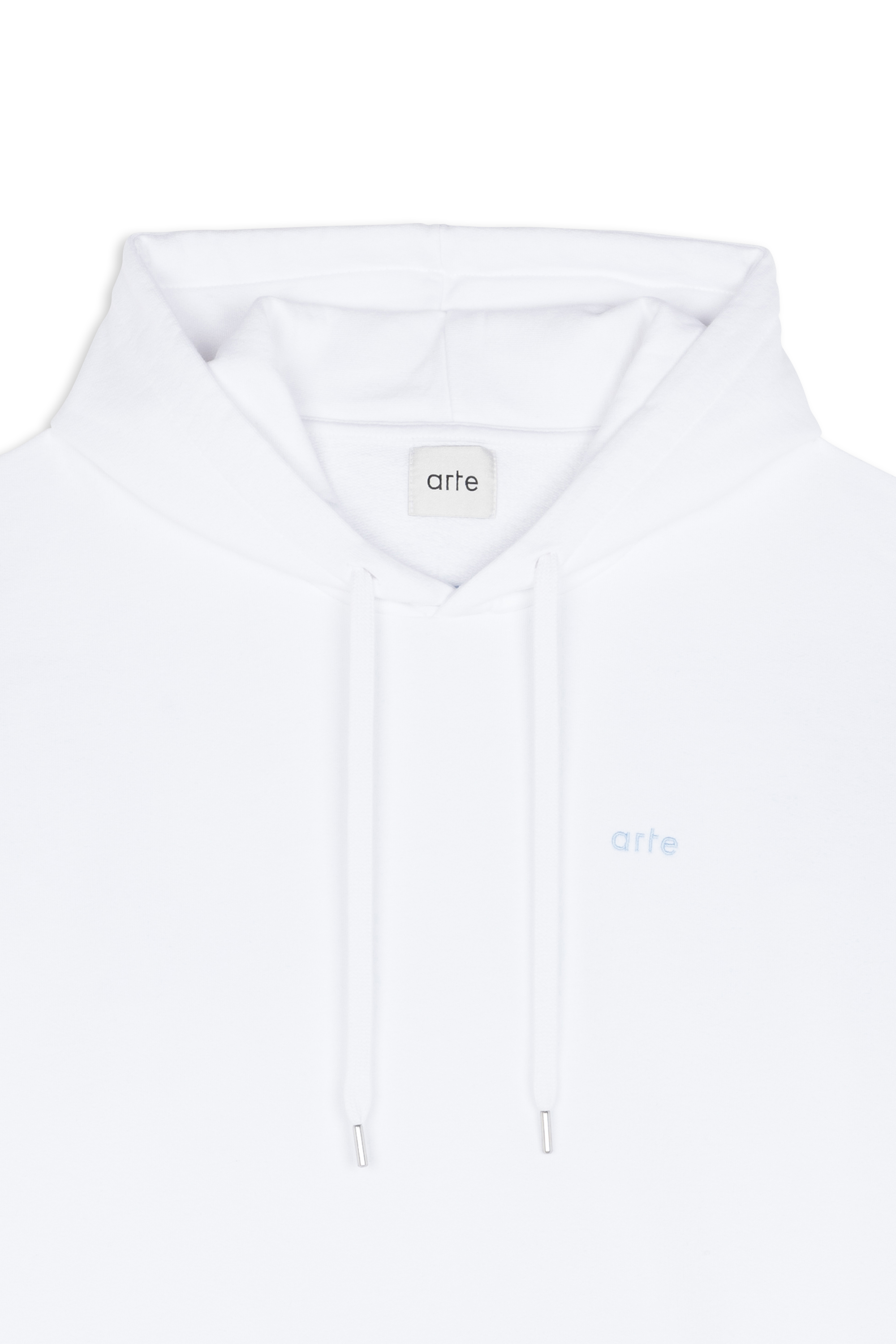ARTE ANTWERP Hoodie Hank Back Multi Runner Blanc