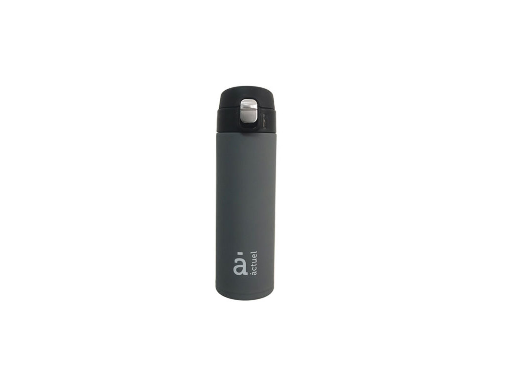 TERMO PARA LIQUIDOS ACTUEL CINZENTO COM TAMPA 0.45L