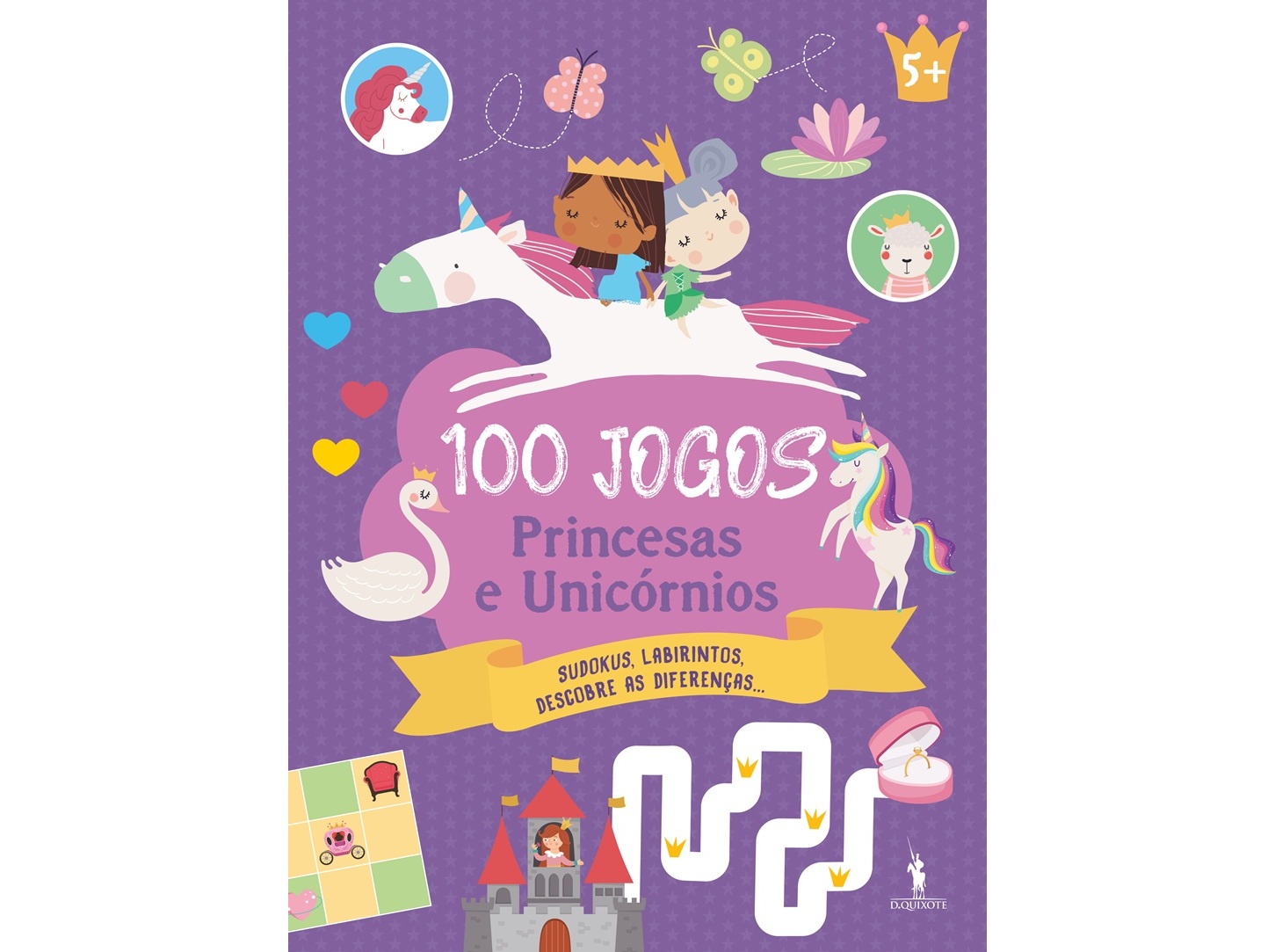 LIVRO 100 JOGOS: PRINCESAS E UNICÓRNIOS DE: BALLON