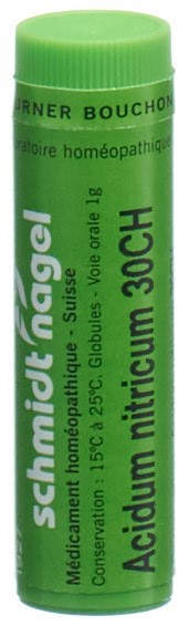 SCHMIDT-NAGEL Acidum nitricum 30 CH<br>1 g, Globuli