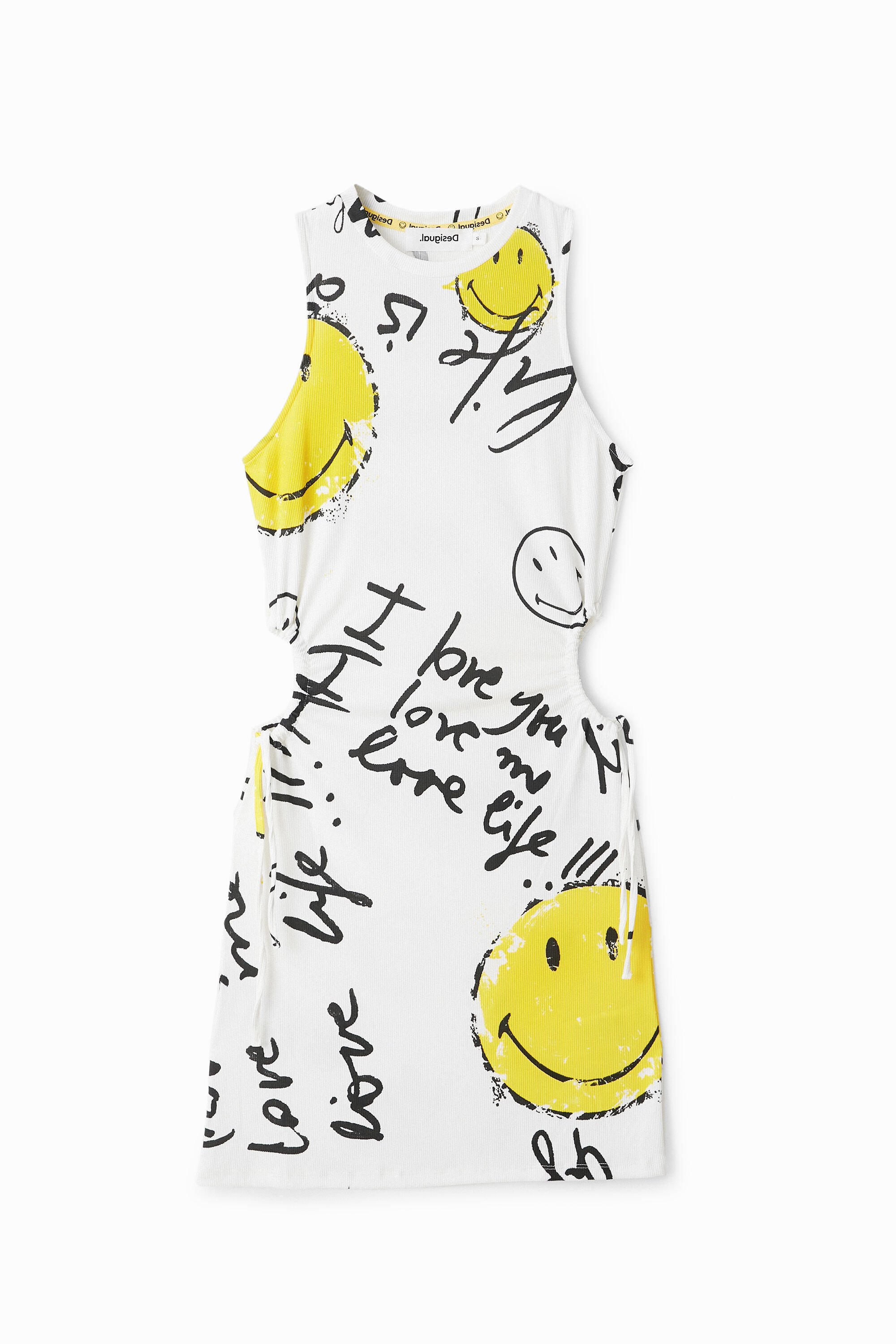 Robe courte ajustée Smiley