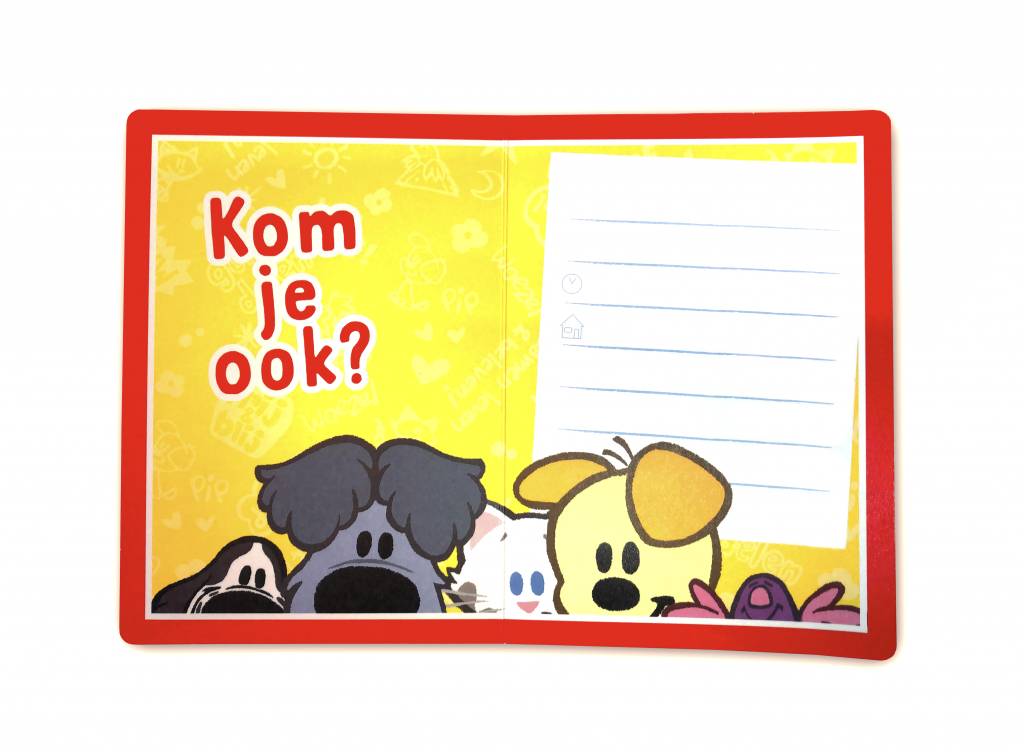 Woezel en Pip Uitnodigingen 8st